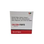 Calcen Forte tablets Calcium Citrate, Calcitriol 10x1x10 Tablets