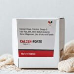 Calcen Forte tablets Calcium Citrate, Calcitriol 10x1x10 Tablets - Image 2